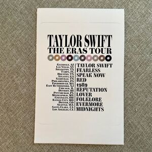 Era Album Concert Large Kiss-Cut Stickers